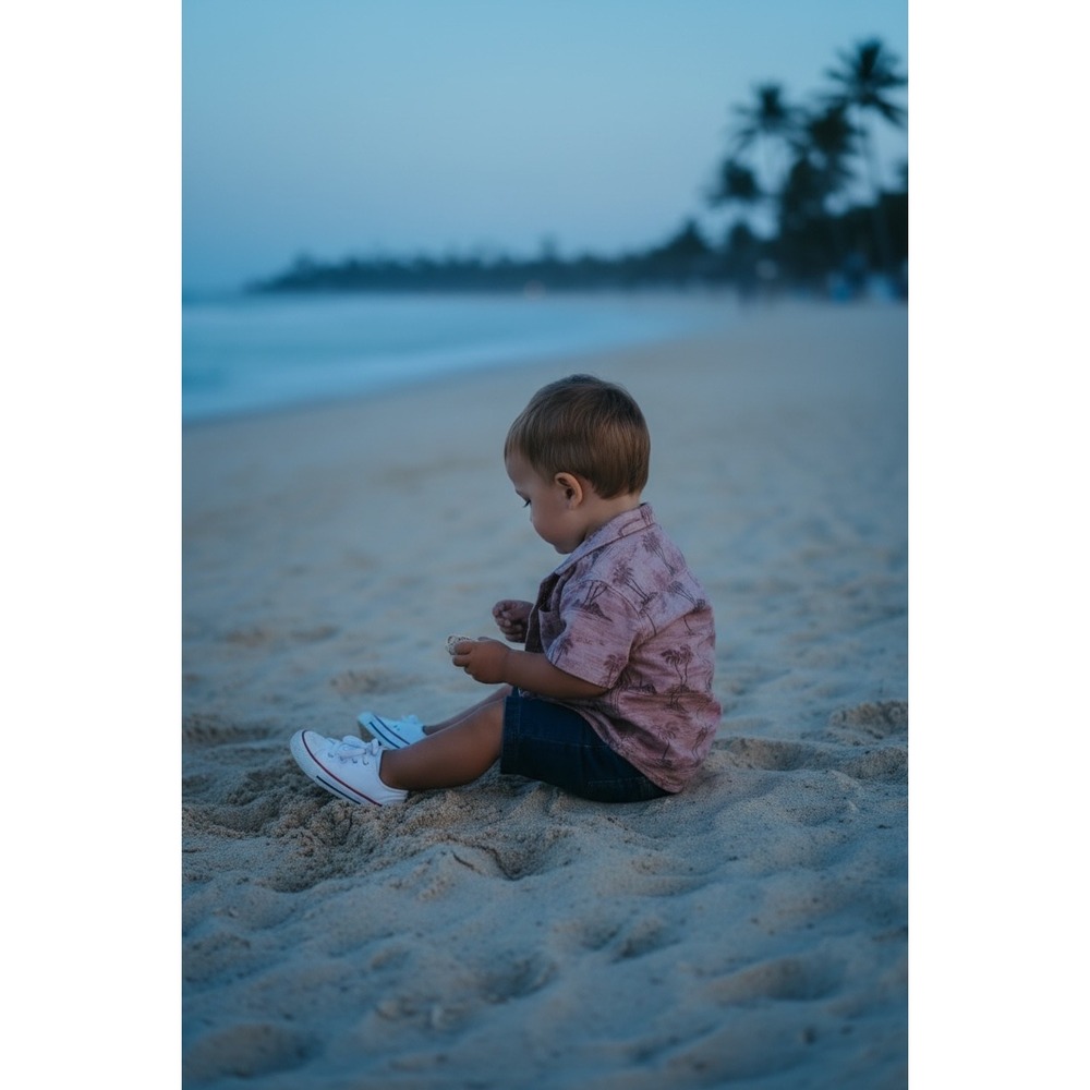 Volcom Toddler Boys 24M Mauve Tropical Palm Tree Short Sleeve Button Down Shirt
